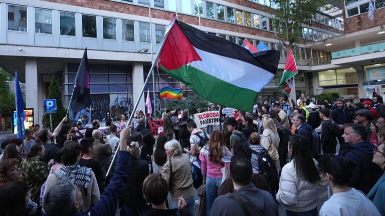 eurovision krizi sirbistandaki protestocular israilin katilimi nedeniyle yarismayi boykot etme cagrisinda bulundu rzB9gvO6